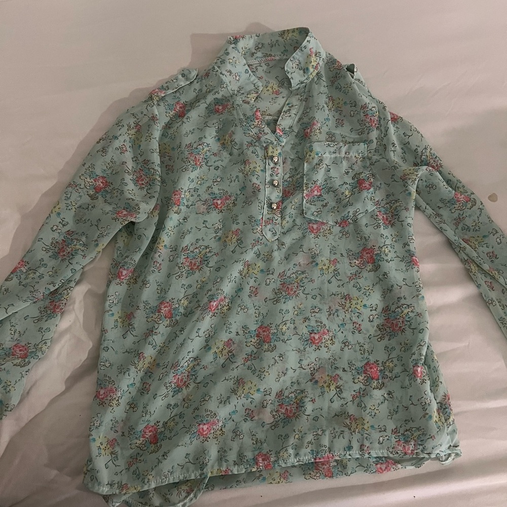 Green blouse size S